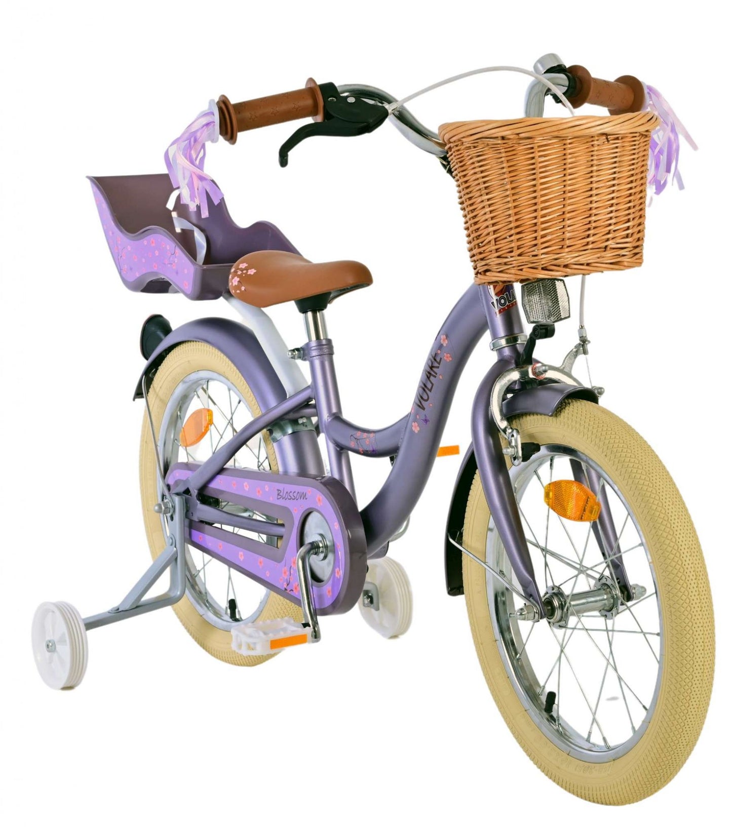 Volare blossom kinderfiets - meisjes - 16 inch - paars
