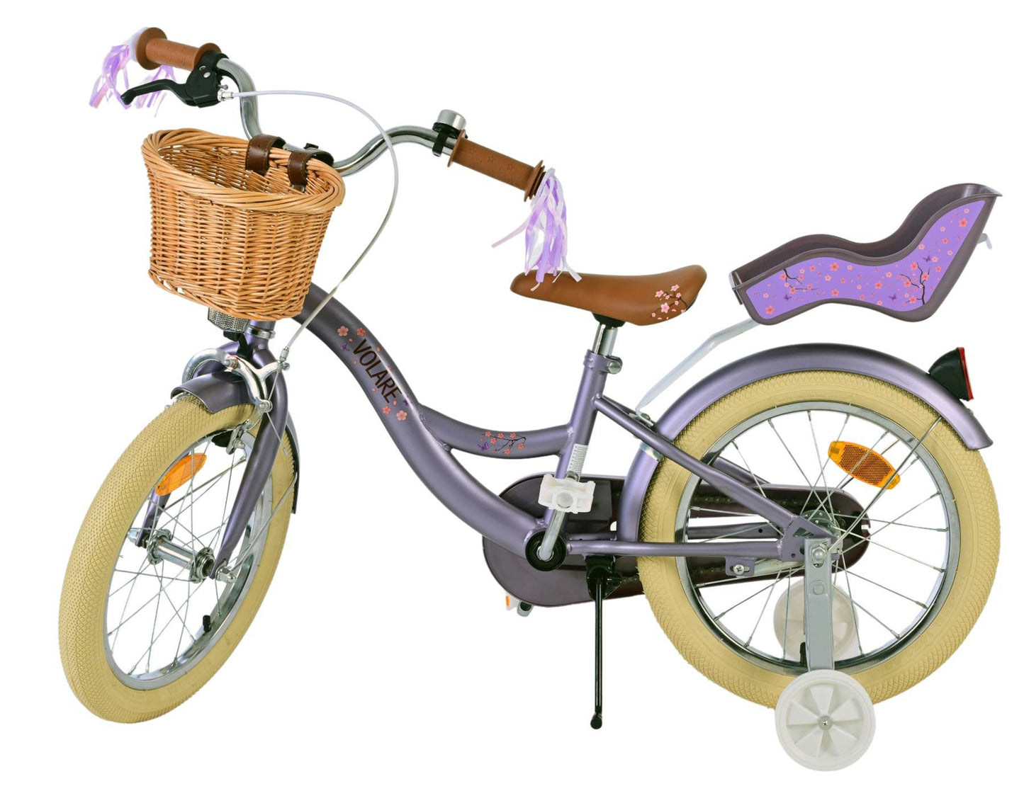 Volare blossom kinderfiets - meisjes - 16 inch - paars