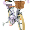 Volare blossom kinderfiets - meisjes - 16 inch - paars - twee handremmen