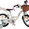 Volare blossom kinderfiets - meisjes - 16 inch - wit - twee handremmen