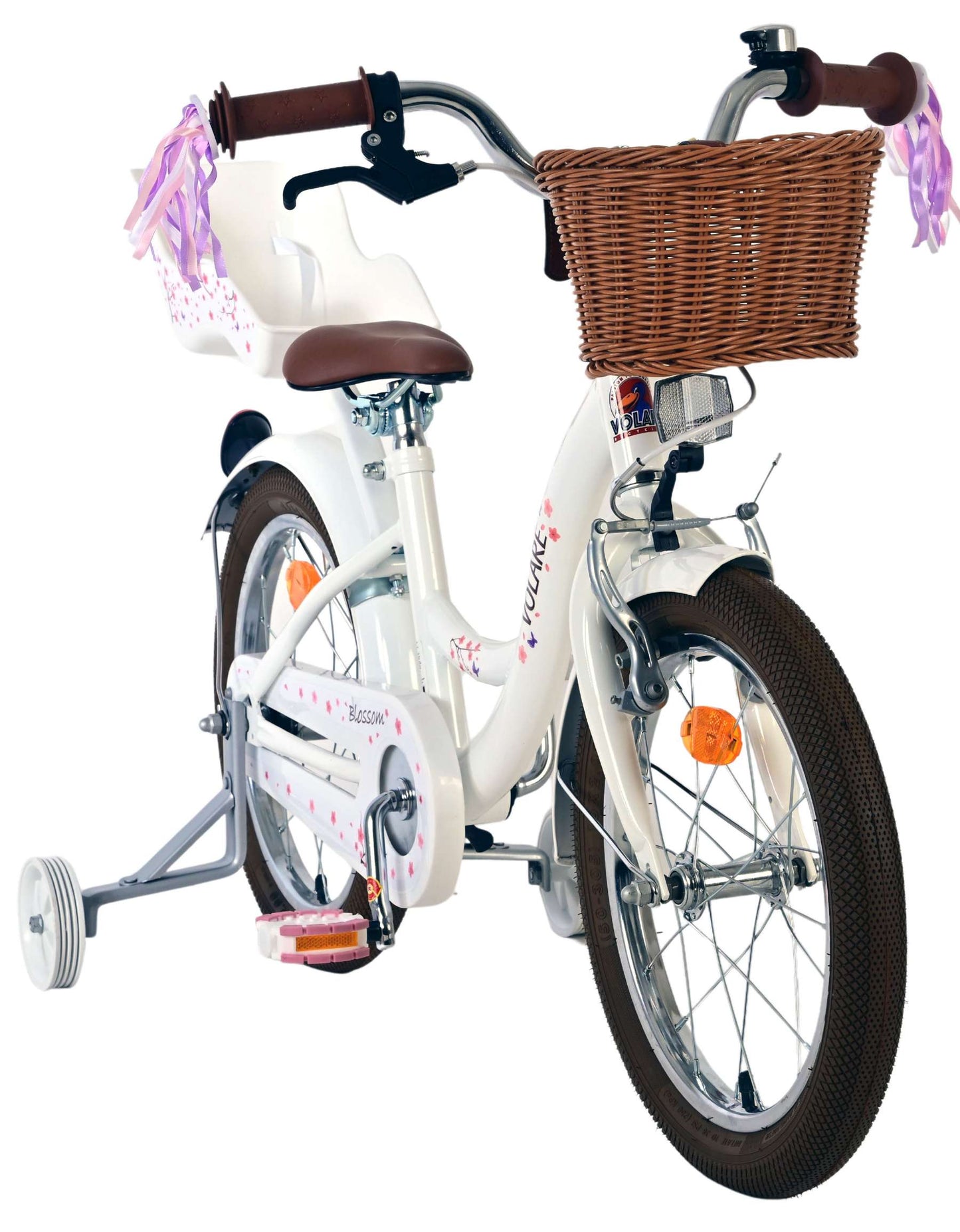 Volare blossom kinderfiets - meisjes - 16 inch - wit