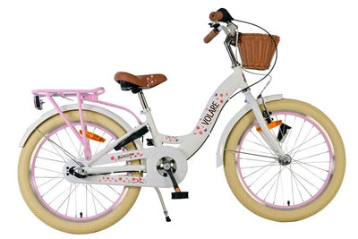 Volare blossom kinderfiets - meisjes - 20 inch - wit - nexus 3