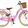 Volare blossom kinderfiets - meisjes - 24 inch - roze - twee handremmen