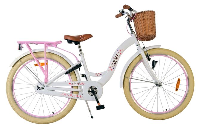 Volare blossom kinderfiets - meisjes - 24 inch - wit