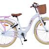 Volare blossom kinderfiets - meisjes - 24 inch - wit - twee handremmen