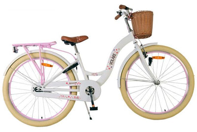 Volare blossom kinderfiets - meisjes - 26 inch - wit