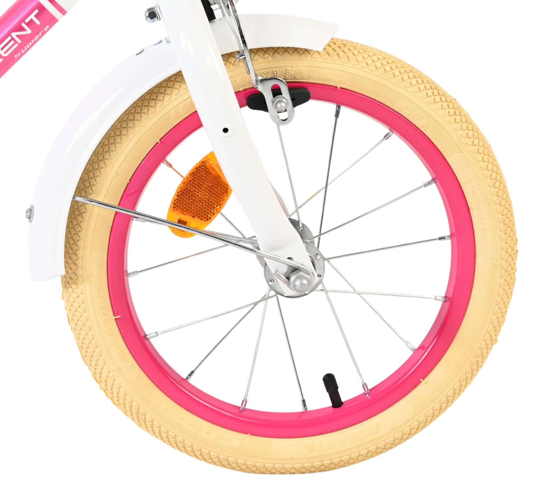 Volare excellent kinderfiets - meisjes - 14 inch - wit