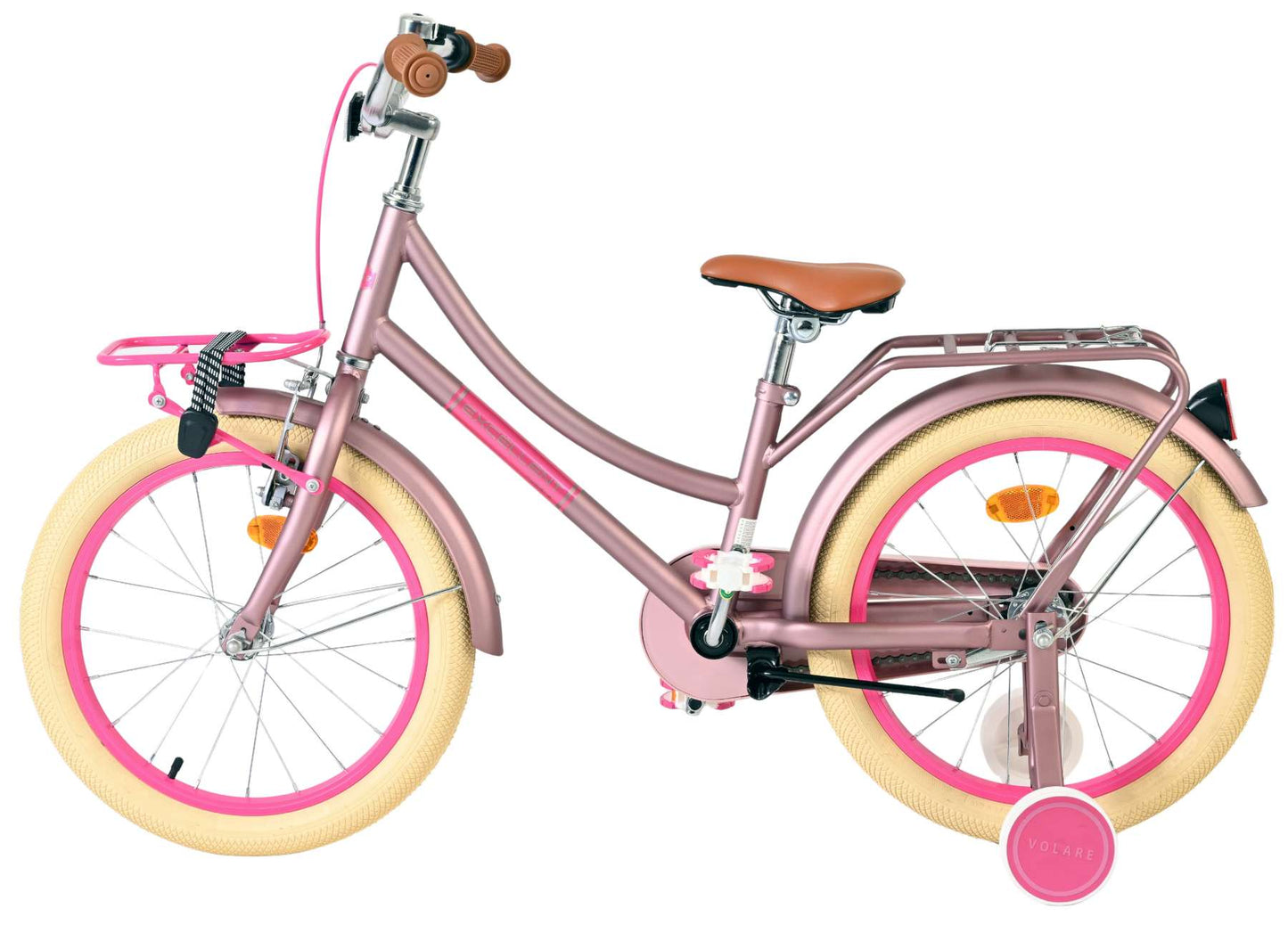 Volare excellent kinderfiets - meisjes - 18 inch - mat roze