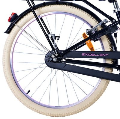 Volare Volare Kinderfiets Meisjes 24 inch Zwart Twee handremmen