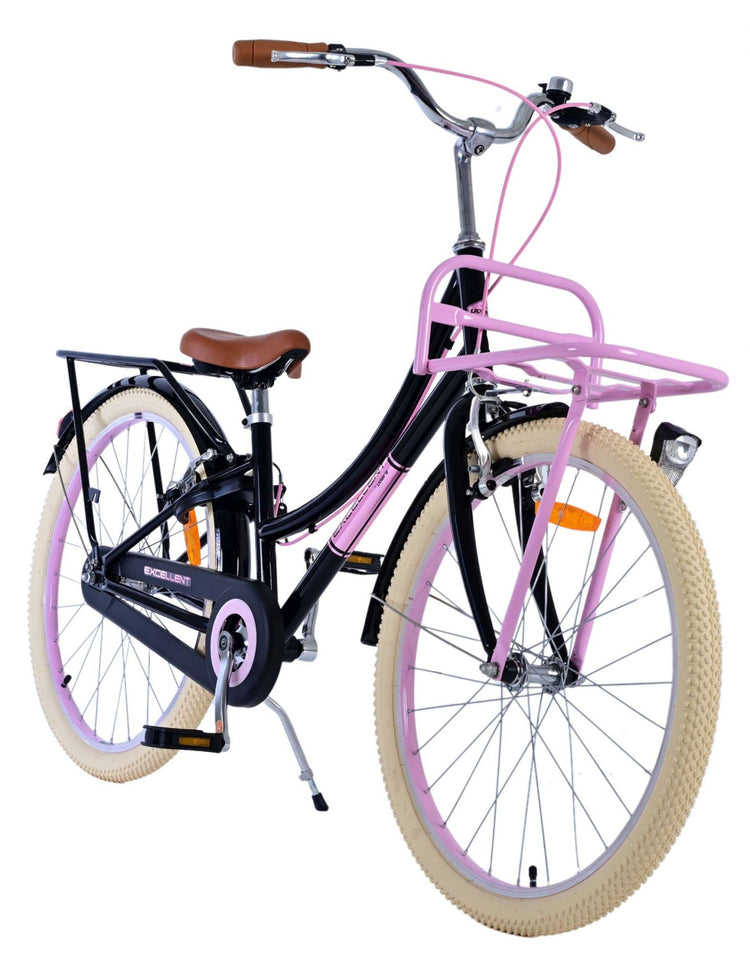 Volare Volare Kinderfiets Meisjes 24 inch Zwart Twee handremmen