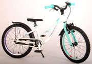 Volare Glamour Kinderfiets - Meisjes - 18 inch - Wit Mint Groen - Prime Collection - afbeelding 3
