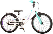 Volare Glamour Kinderfiets - Meisjes - 18 inch - Wit Mint Groen - Prime Collection - afbeelding 2