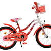 Volare lovely kinderfiets - meisjes - 18 inch - rood wit