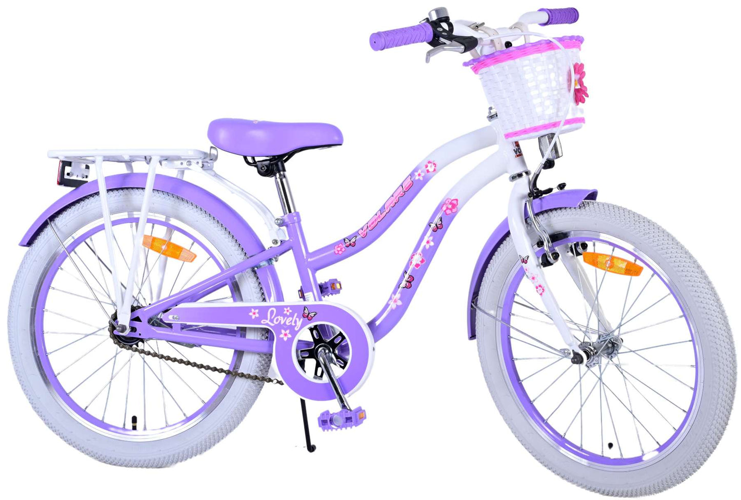 Volare lovely kinderfiets meisjes 20 inch paars