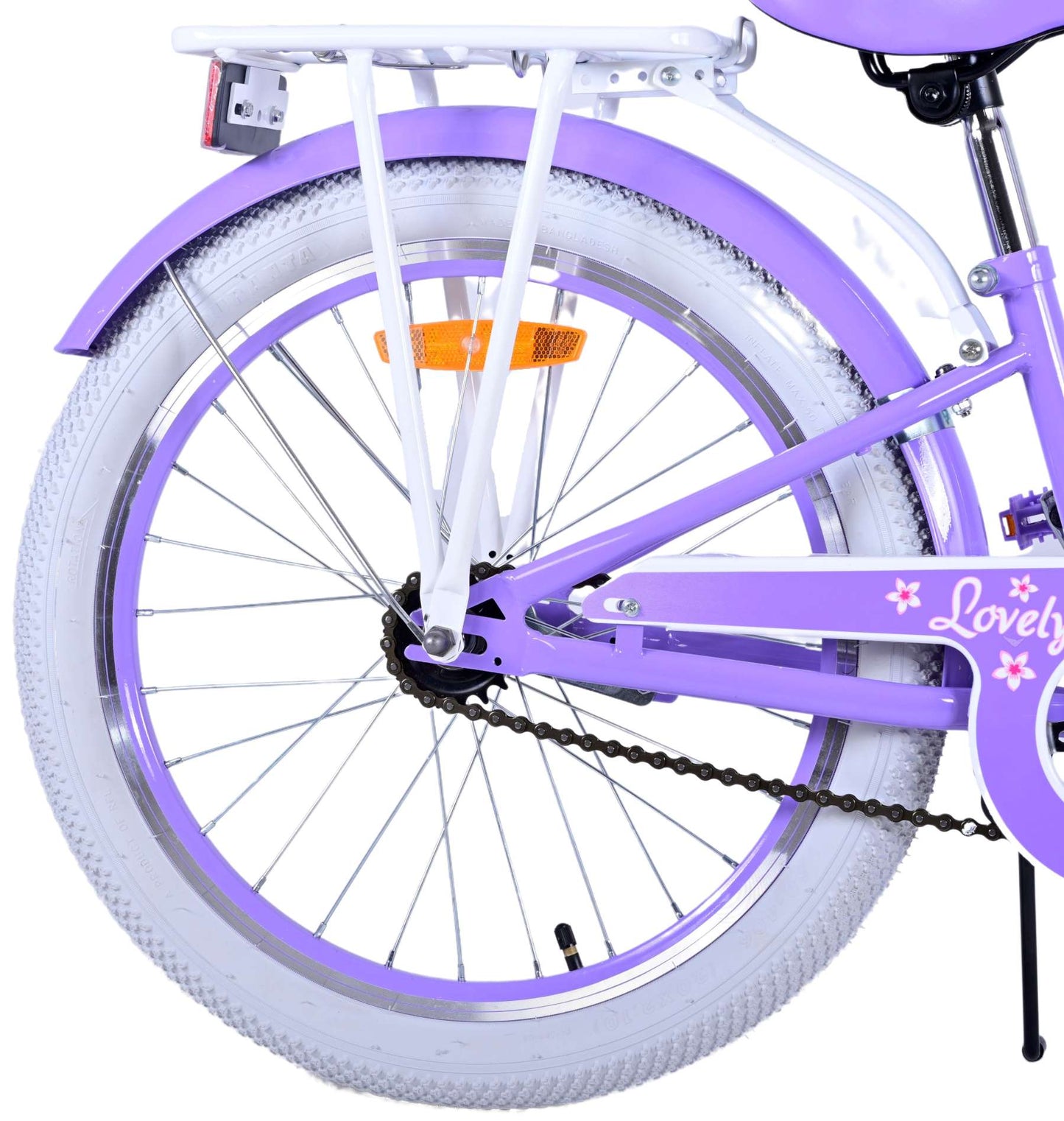 Volare lovely kinderfiets - meisjes - 20 inch - paars