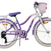 Volare lovely kinderfiets - meisjes - 24 inch - paars - 7 versnellingen