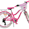 Volare lovely kinderfiets - meisjes - 24 inch - roze - 7 versnellingen