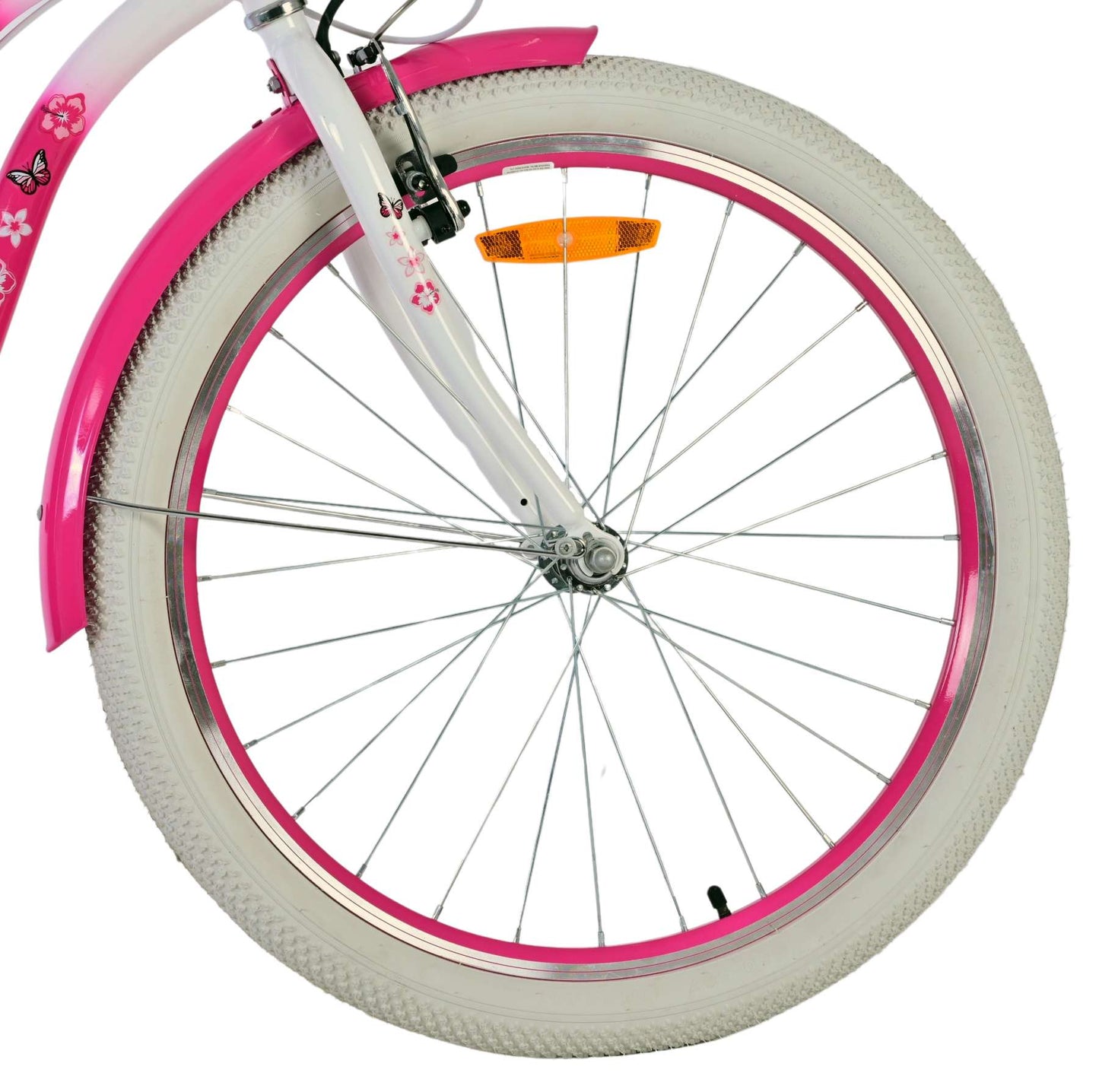 Volare lovely kinderfiets - meisjes - 24 inch - roze - twee handremmen