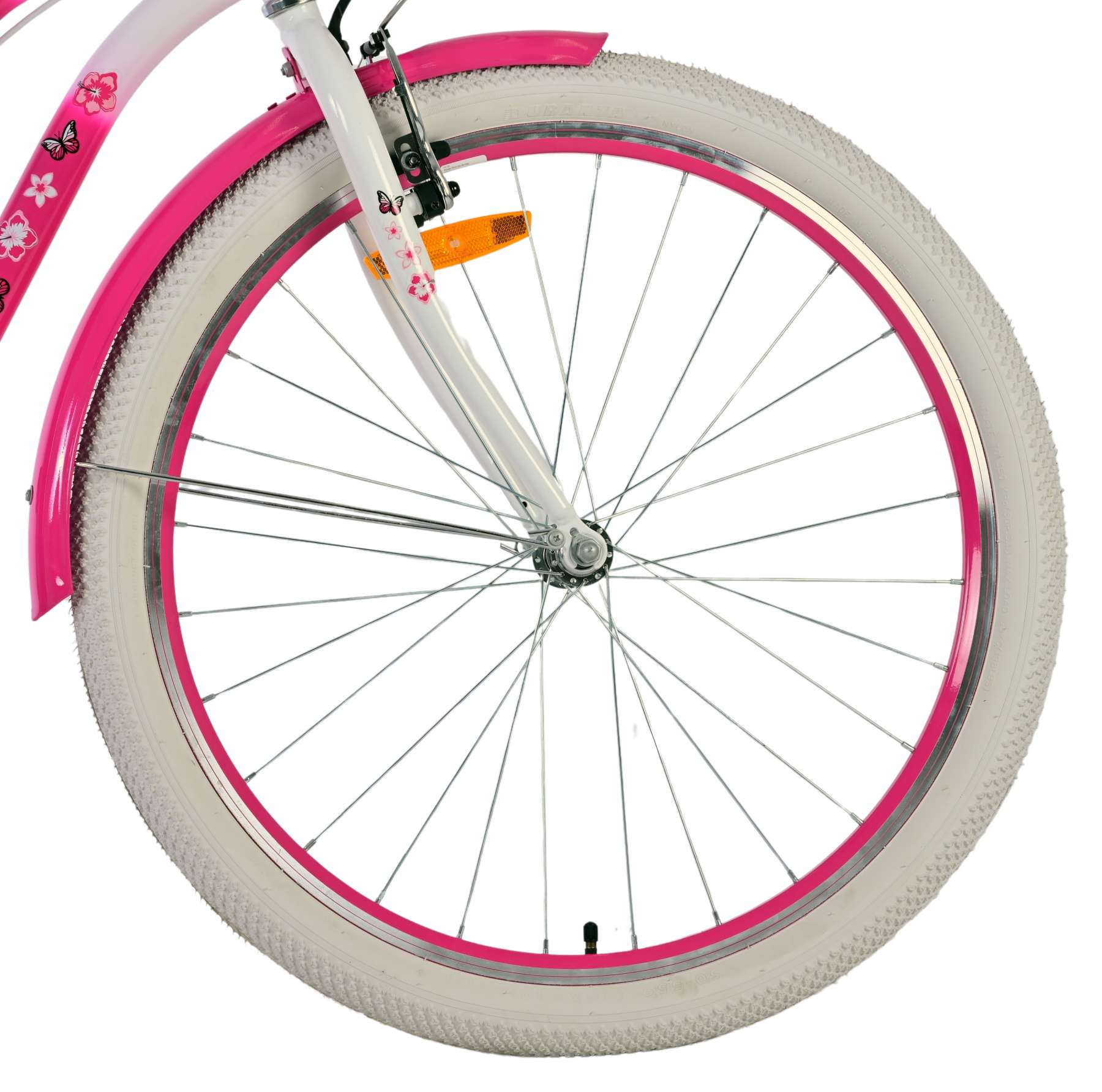 Volare lovely kinderfiets - meisjes - 26 inch - roze - twee handremmen