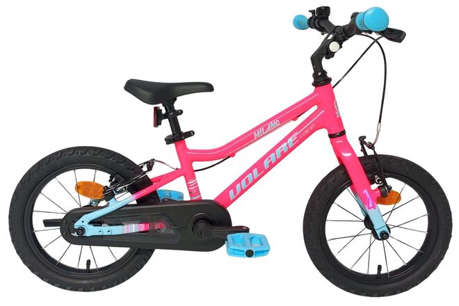 Volare milano kinderfiets - meisjes - 14 inch - roze