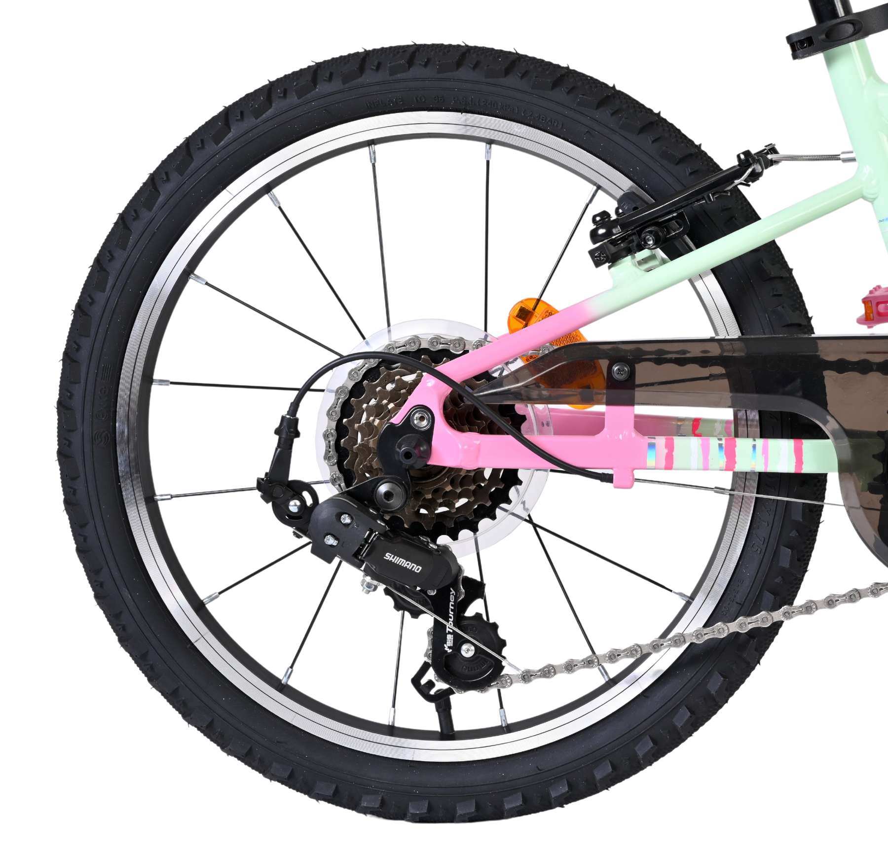 Volare milano kinderfiets - meisjes - 18 inch - mintgroen - nexus 3