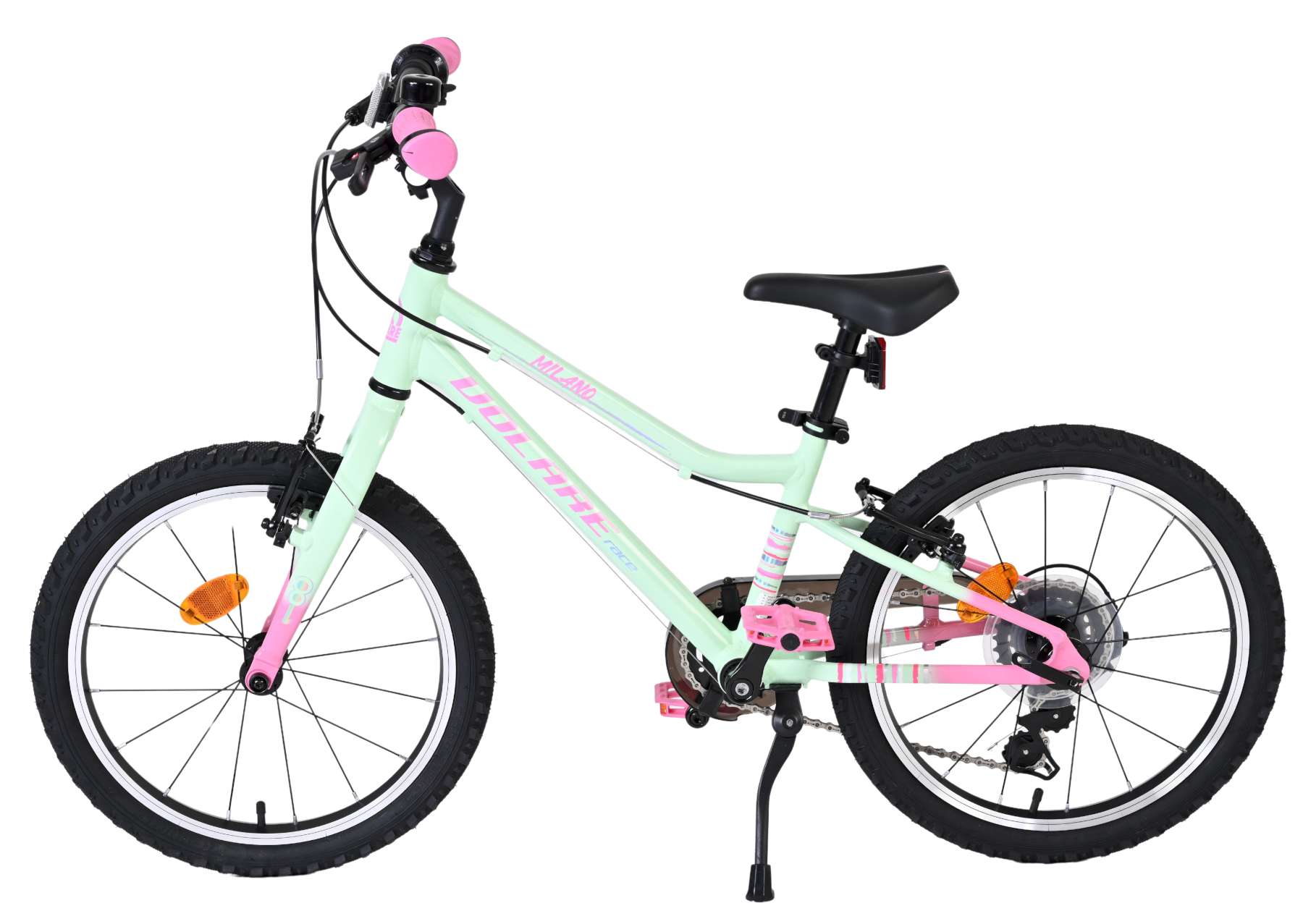 Volare milano kinderfiets - meisjes - 18 inch - mintgroen - nexus 3