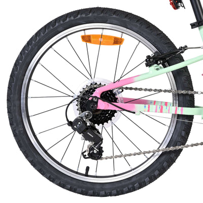 Volare milano kinderfiets - meisjes - 20 inch - mintgroen- 6-speed