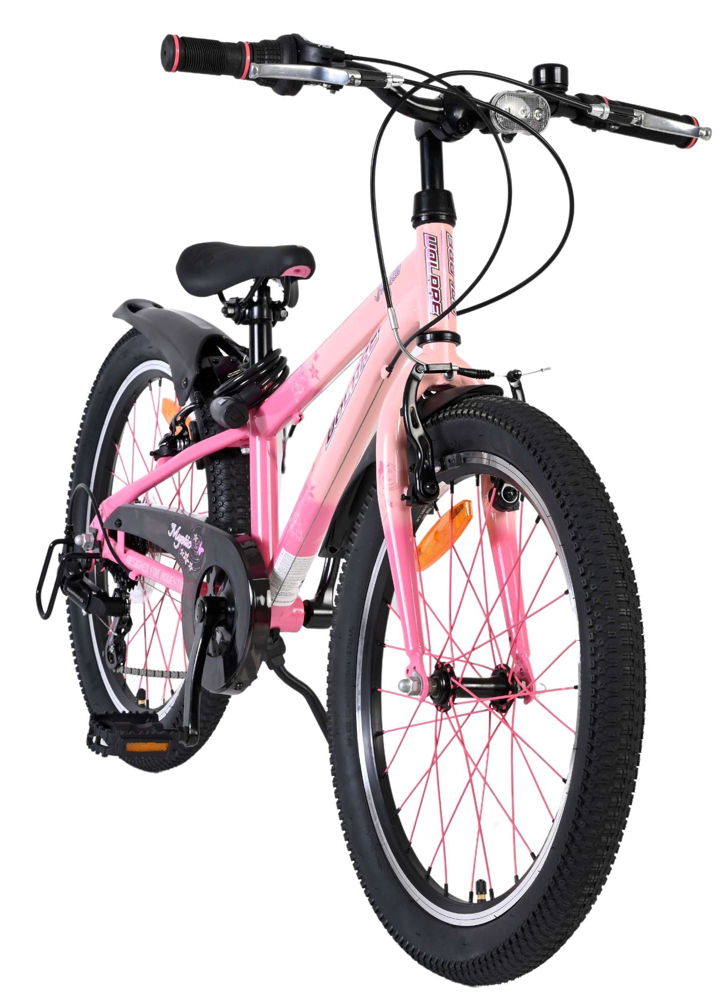 Volare mystic kinderfiets - 20 inch - roze - 7 speed