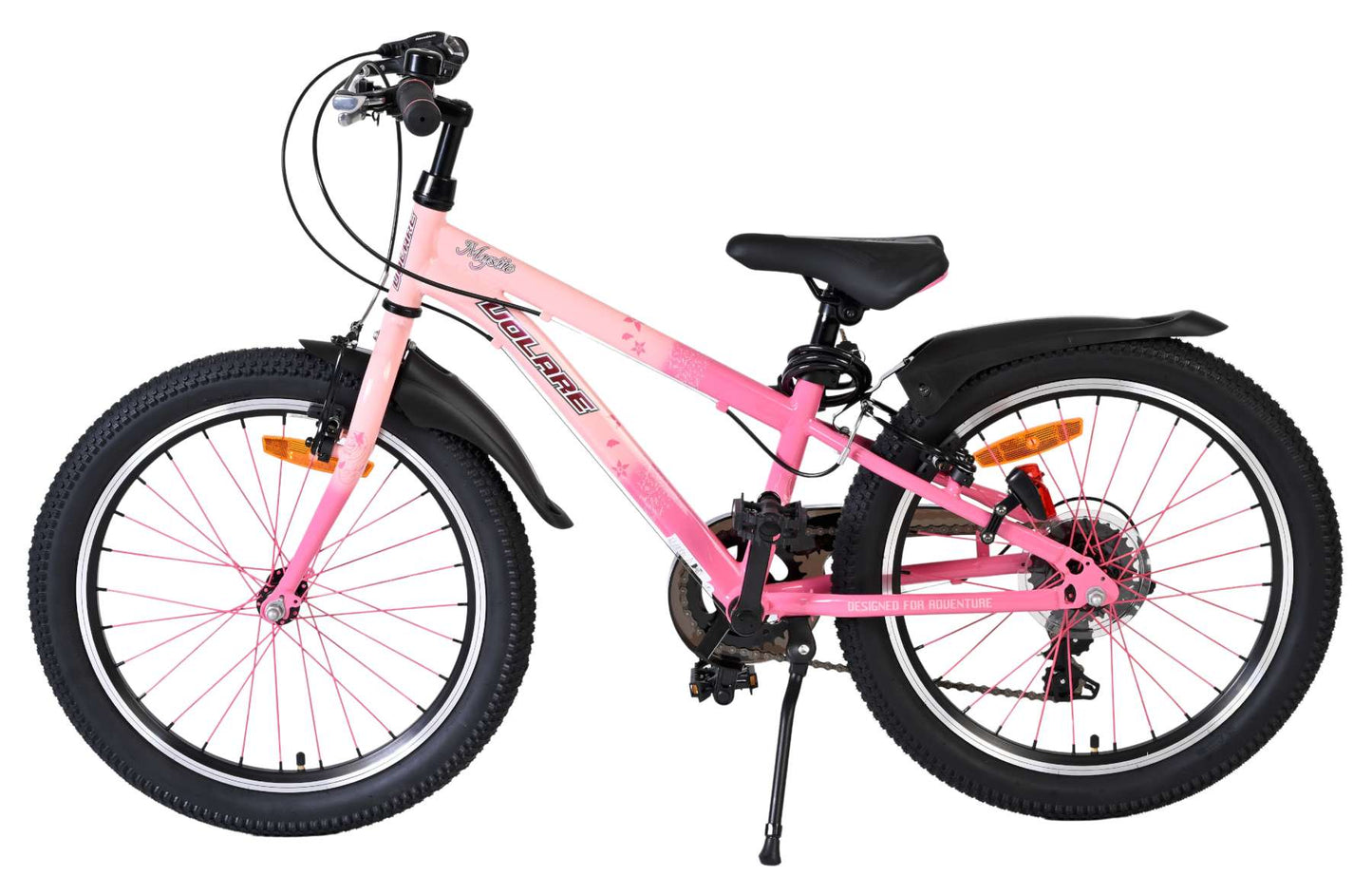 Volare mystic kinderfiets - 20 inch - roze - 7 speed