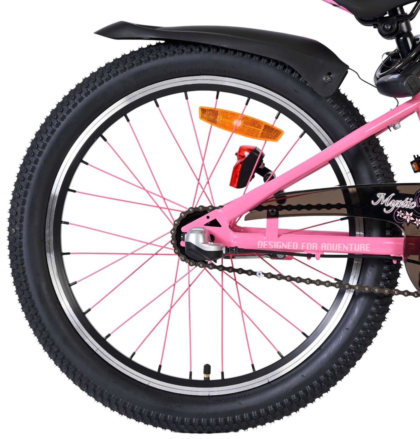 Volare mystic kinderfiets - 20 inch - roze - nexus 3