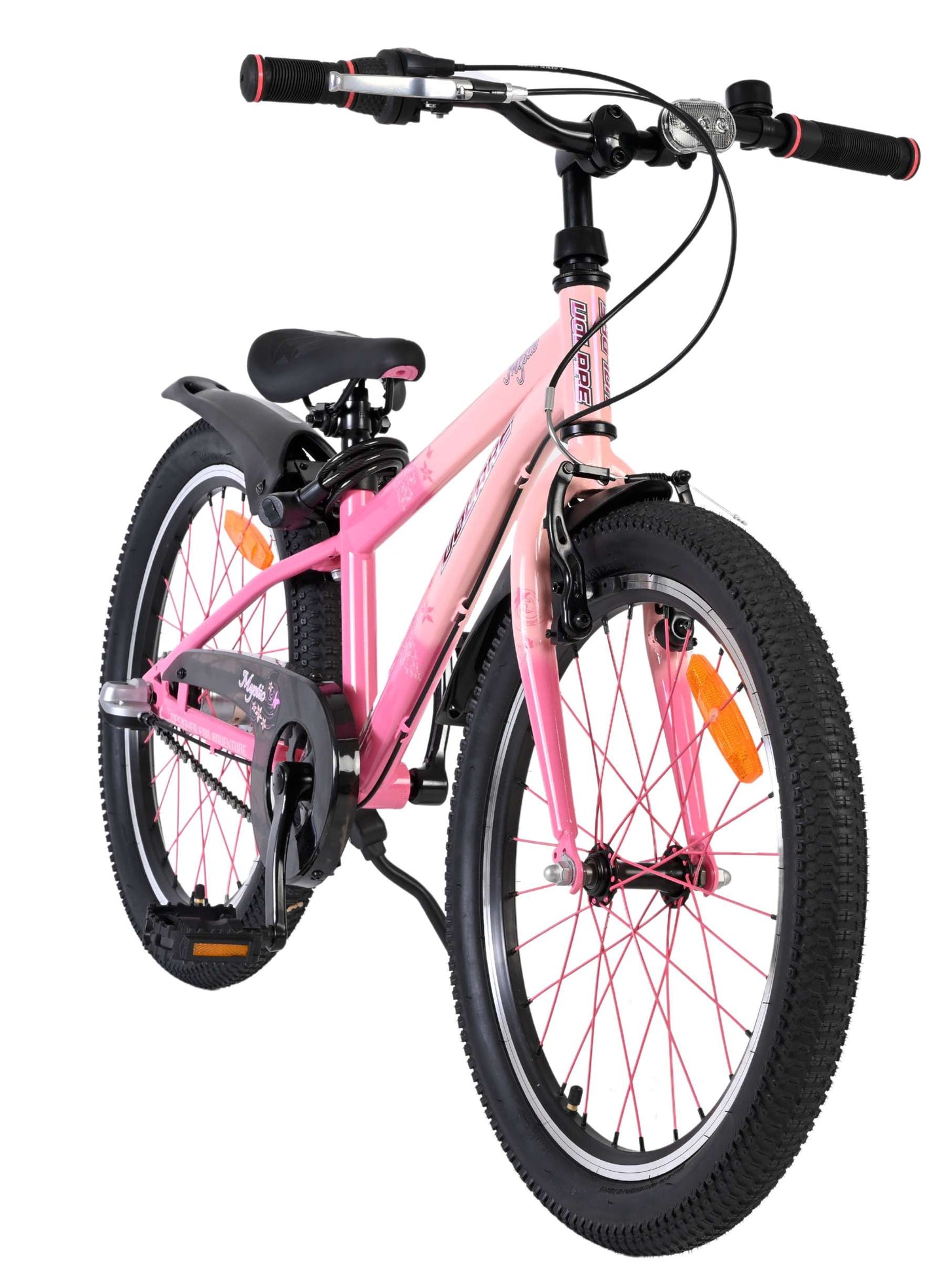 Volare mystic kinderfiets - 20 inch - roze - nexus 3