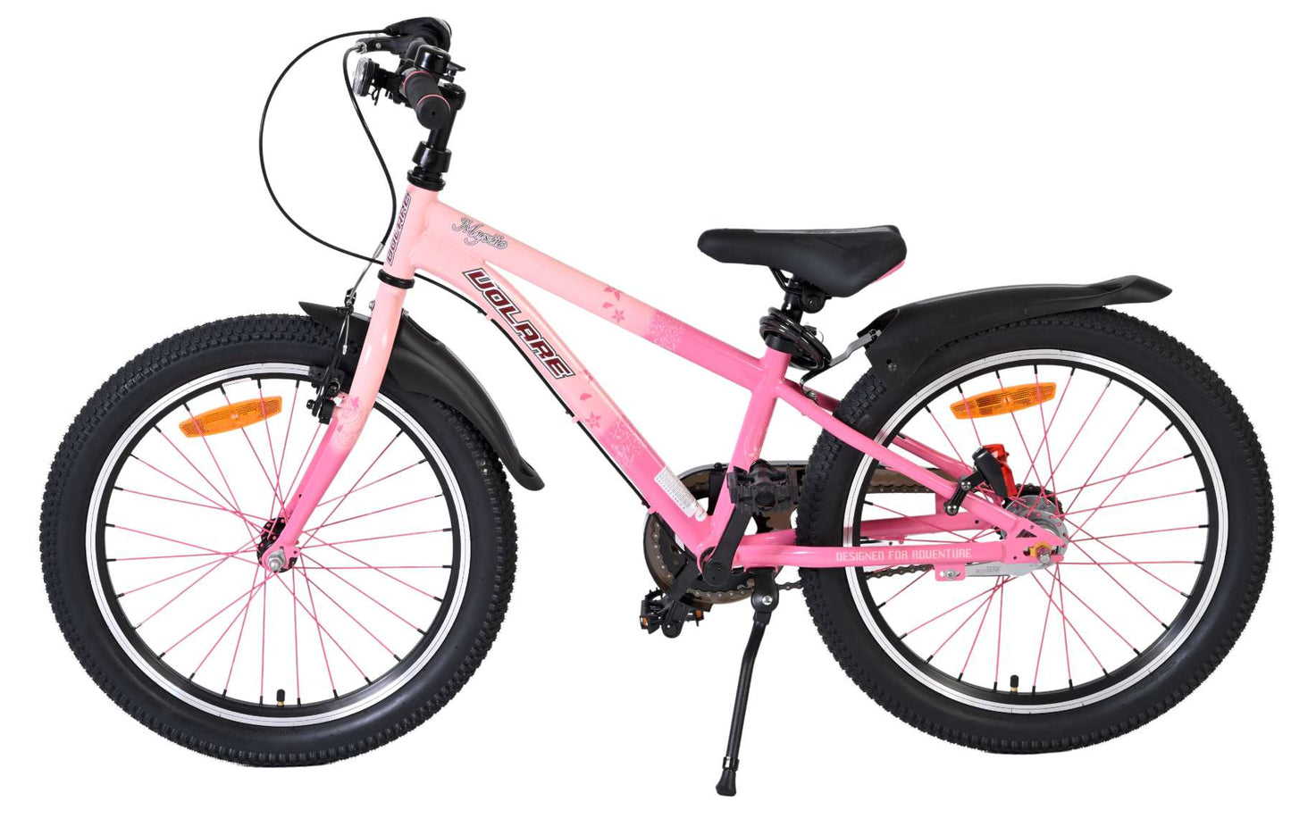 Volare mystic kinderfiets - 20 inch - roze - nexus 3