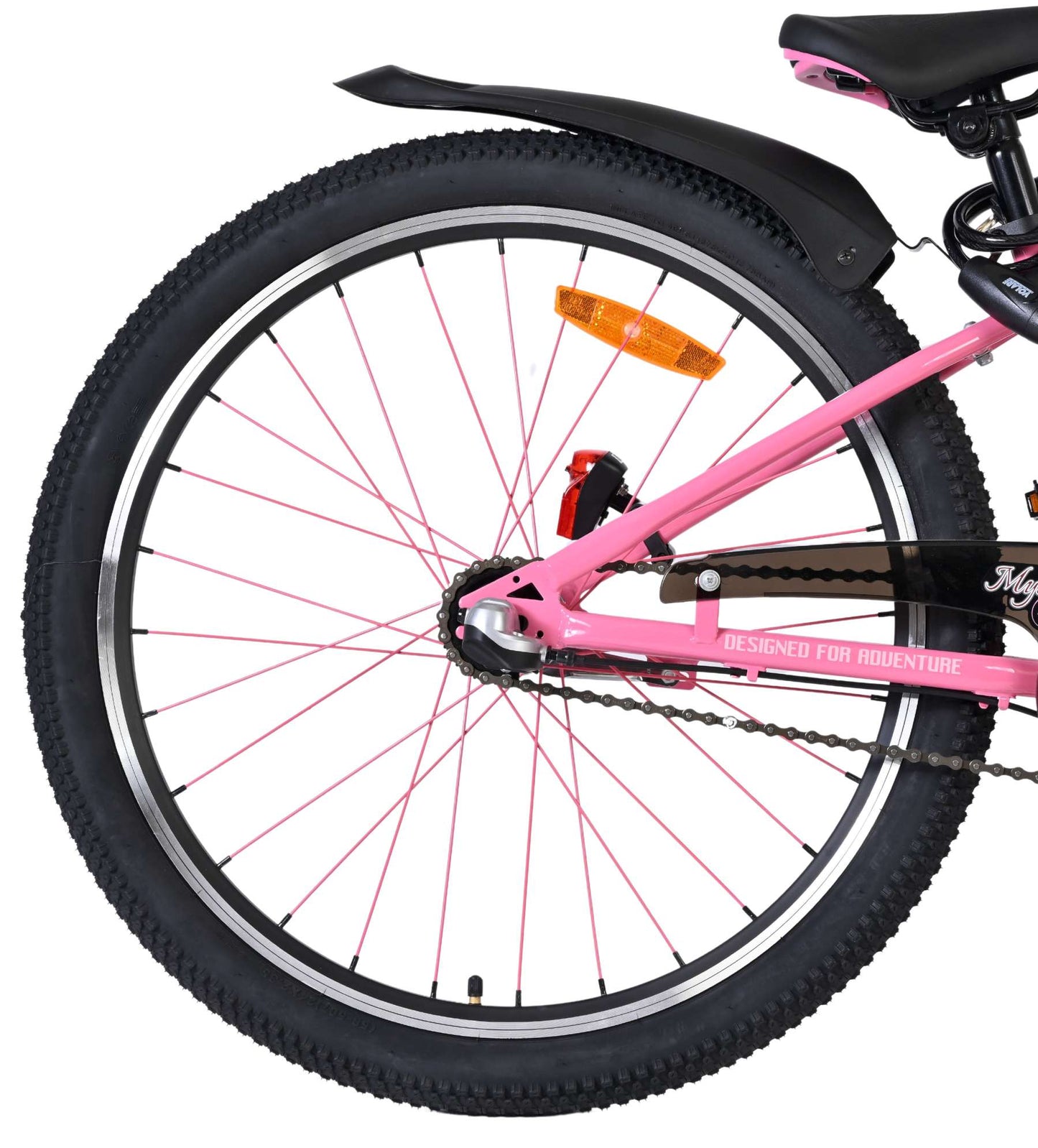 Volare mystic kinderfiets - 24 inch - roze - nexus 3