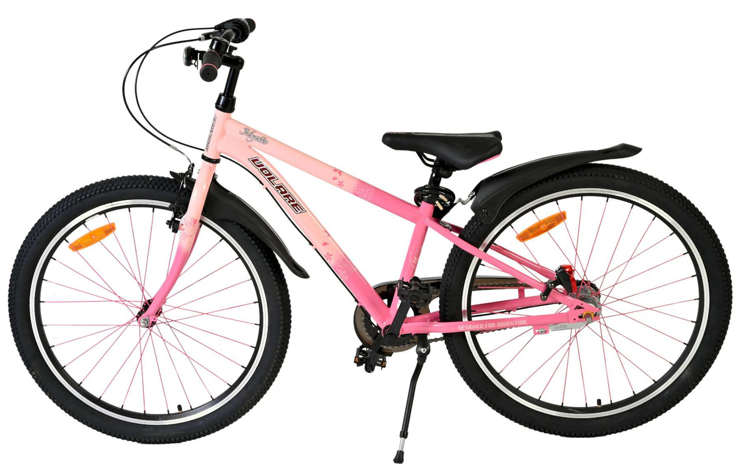 Volare mystic kinderfiets - 24 inch - roze - nexus 3