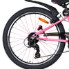 Volare mystic kinderfiets - 24 inch - roze - 7 speed