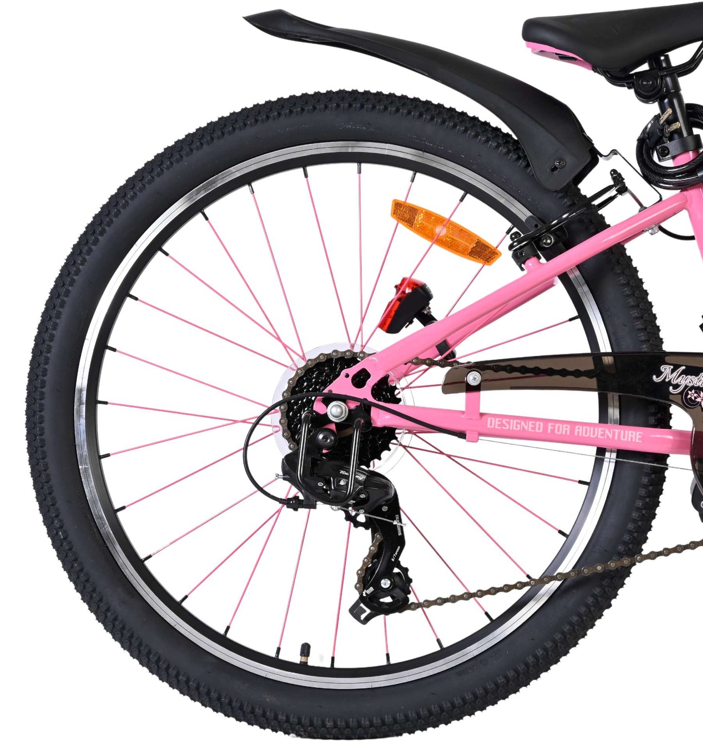 Volare mystic kinderfiets - 24 inch - roze - 7 speed