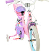 Volare olivia kinderfiets - meisjes - 14 inch - roze - twee handremmen
