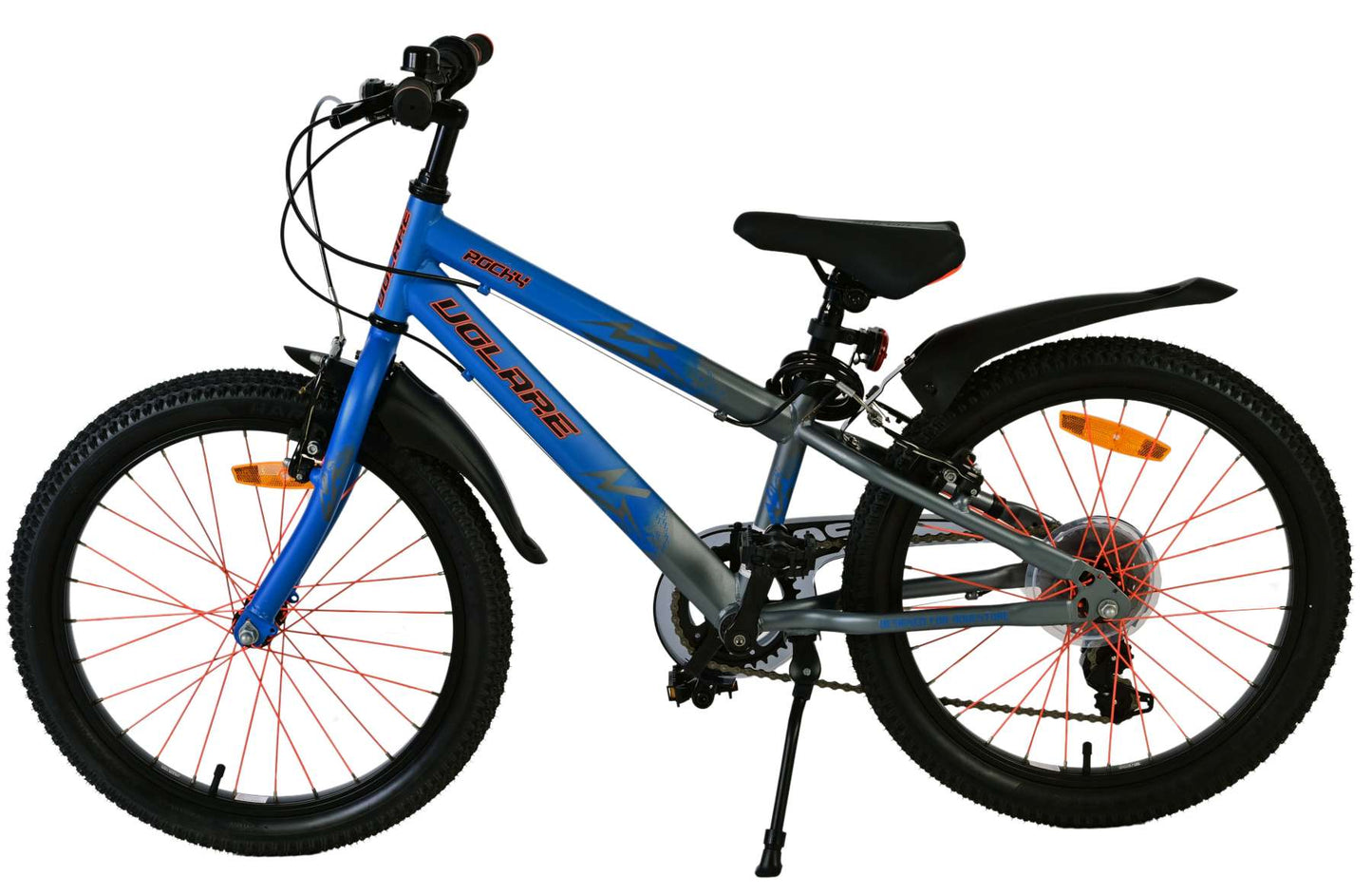 Volare rocky kinderfiets - 20 inch - 7 speed - blauw