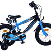 Volare sportivo kinderfiets - jongens - 14 inch - blauw zwart - twee handremmen
