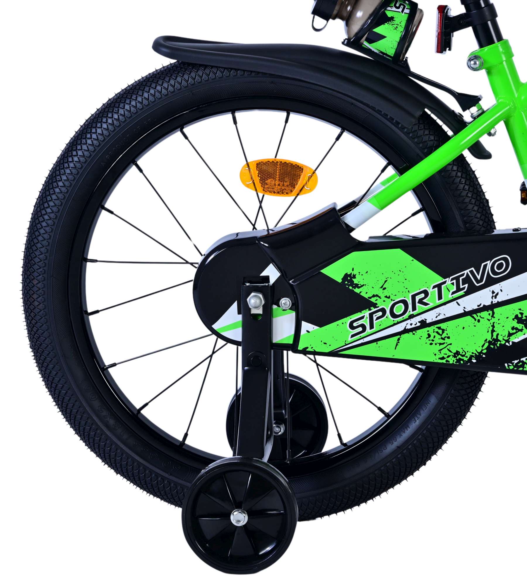 Volare sportivo kinderfiets - jongens - 18 inch - groen zwart
