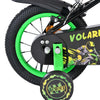 Volare strike kinderfiets - jongens - 12 inch - zwart groen - twee handremmen