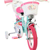 Volare unicorn kinderfiets - meisjes - 12 inch - groen - twee handremmen