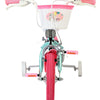 Volare unicorn kinderfiets - meisjes - 12 inch - groen - twee handremmen
