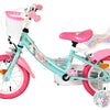 Volare unicorn kinderfiets - meisjes - 12 inch - groen - twee handremmen