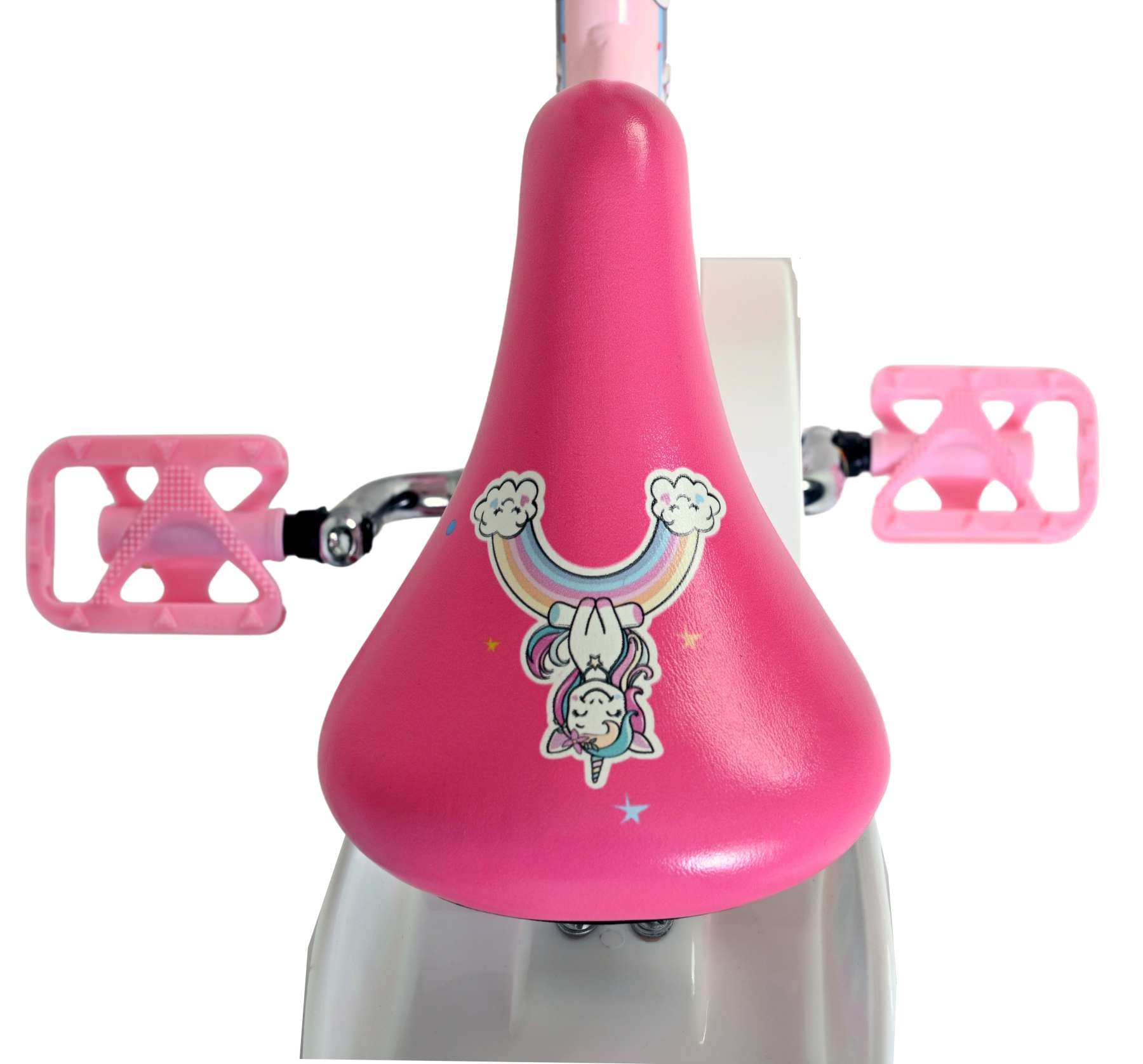 Volare unicorn kinderfiets - meisjes - 12 inch - roze