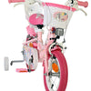 Volare unicorn kinderfiets - meisjes - 12 inch - roze - twee handremmen