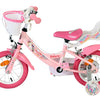 Volare unicorn kinderfiets - meisjes - 12 inch - roze - twee handremmen