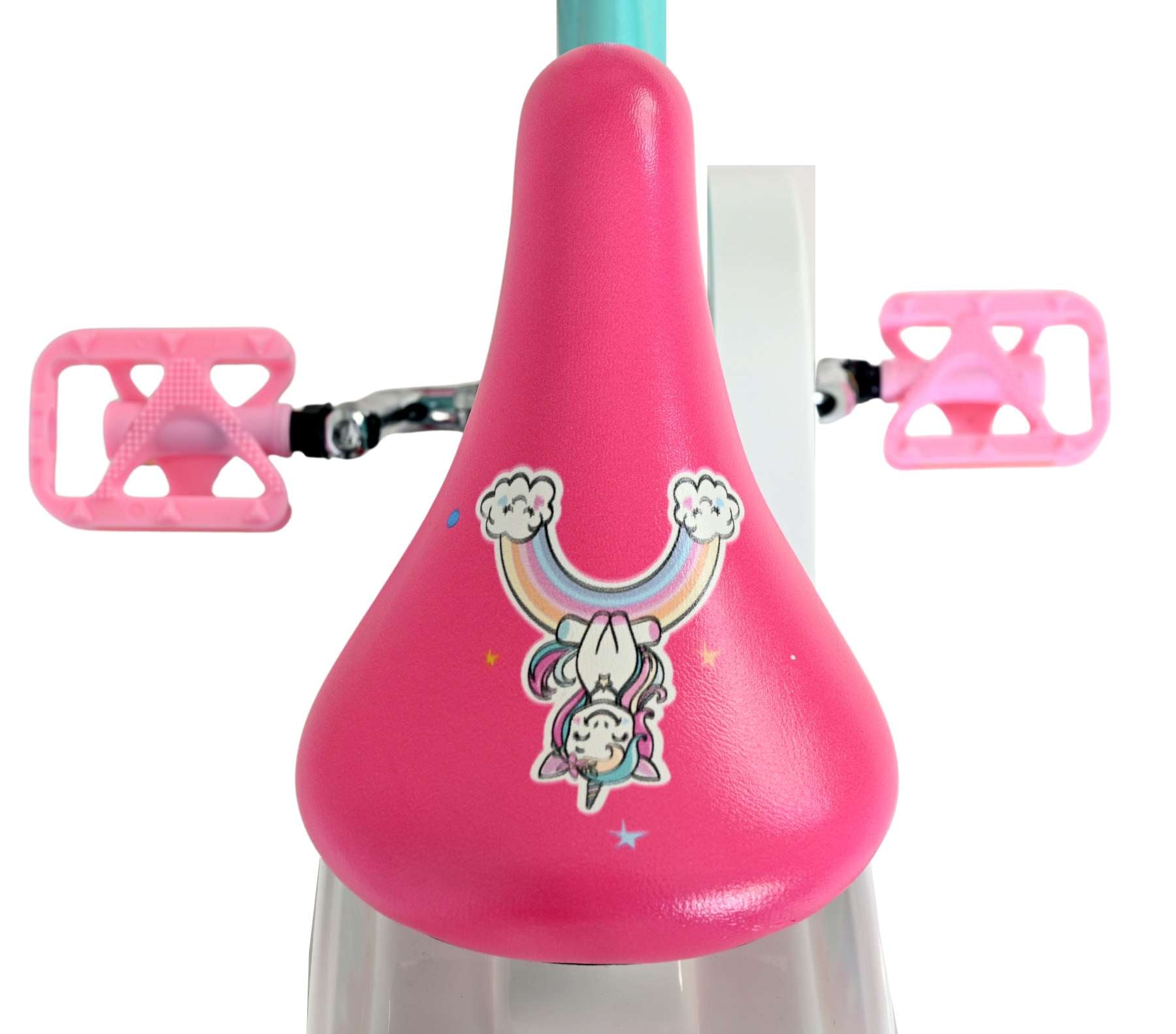 Volare unicorn kinderfiets - meisjes - 14 inch - groen