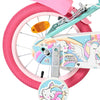Volare unicorn kinderfiets - meisjes - 14 inch - groen - twee handremmen