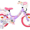 Volare unicorn kinderfiets - meisjes - 14 inch - paars - twee handremmen